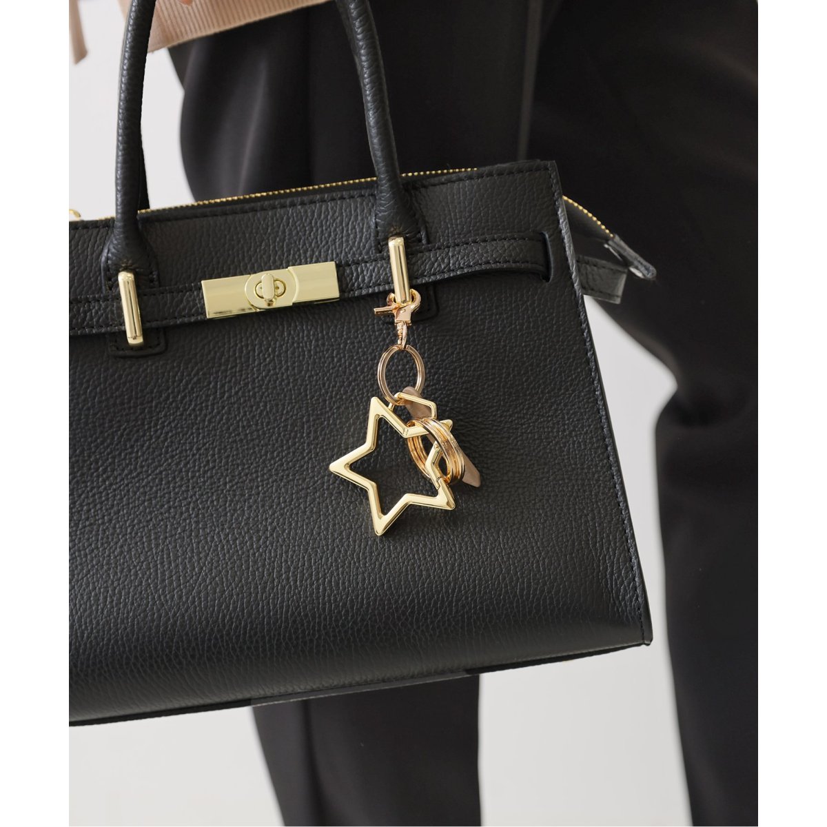 別注】＜Hashibami＞マルチ キーチャーム ブラック CHARM・KEYCASE