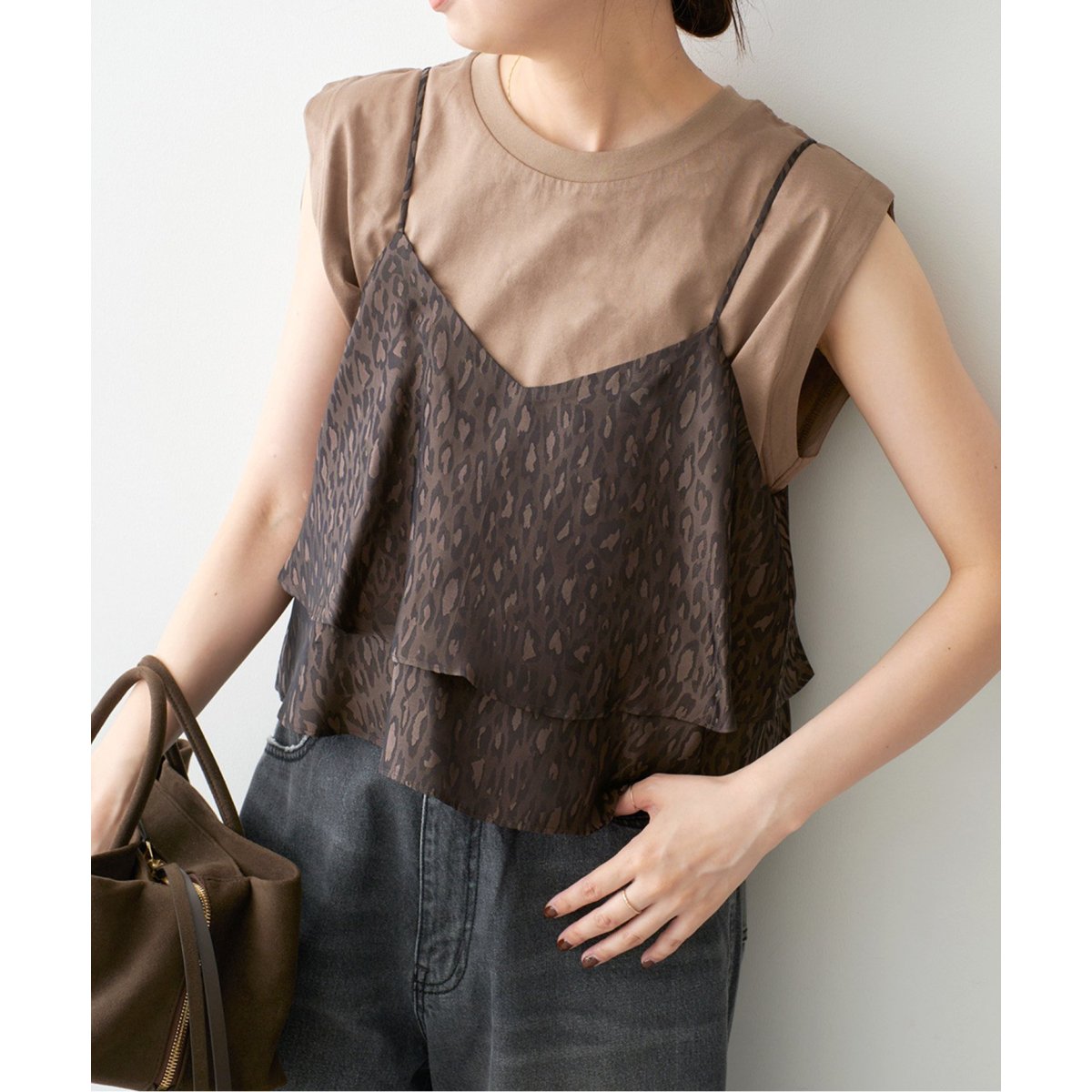 Spick and Span TICCA 2WAY レオパードビスチェ TICCA / ティッカ レオパード2wayビスチェ | スピック＆スパン