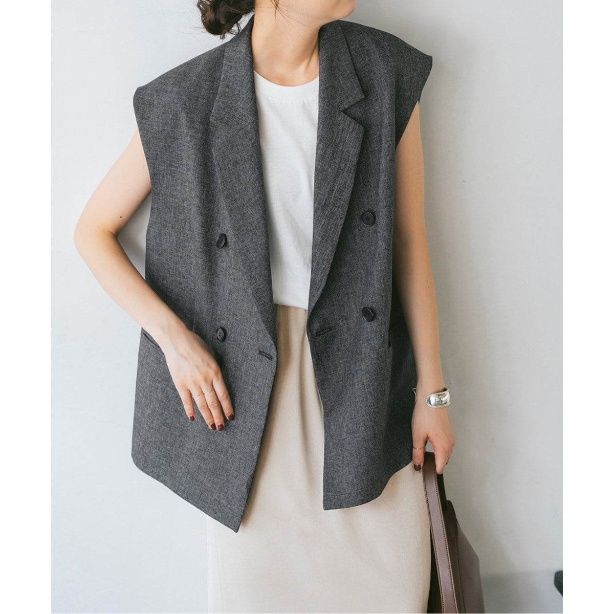 スピック＆スパン(Spick and Span) レディース ベスト・ジレ の