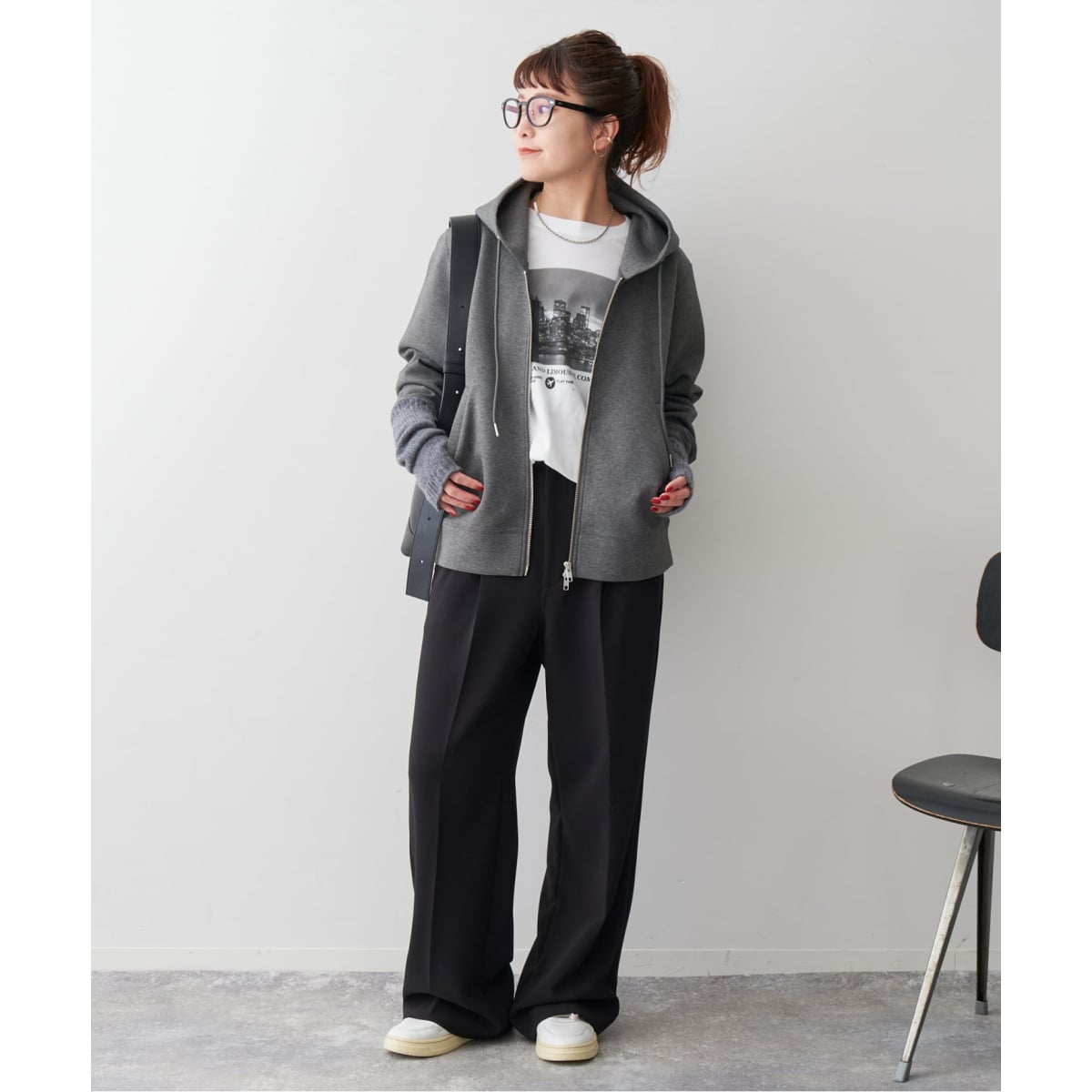 追加2》ストレッチジップフードパーカー | スピック＆スパン