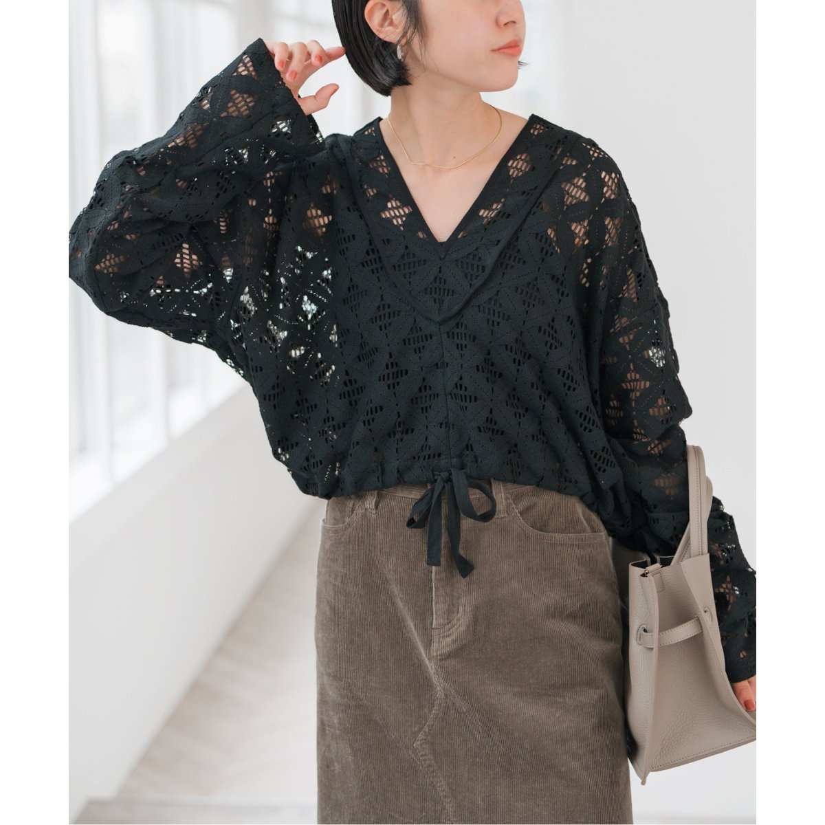 追加》Uhr / ウーア 別注Lace Foodie Tops | スピック＆スパン(Spick