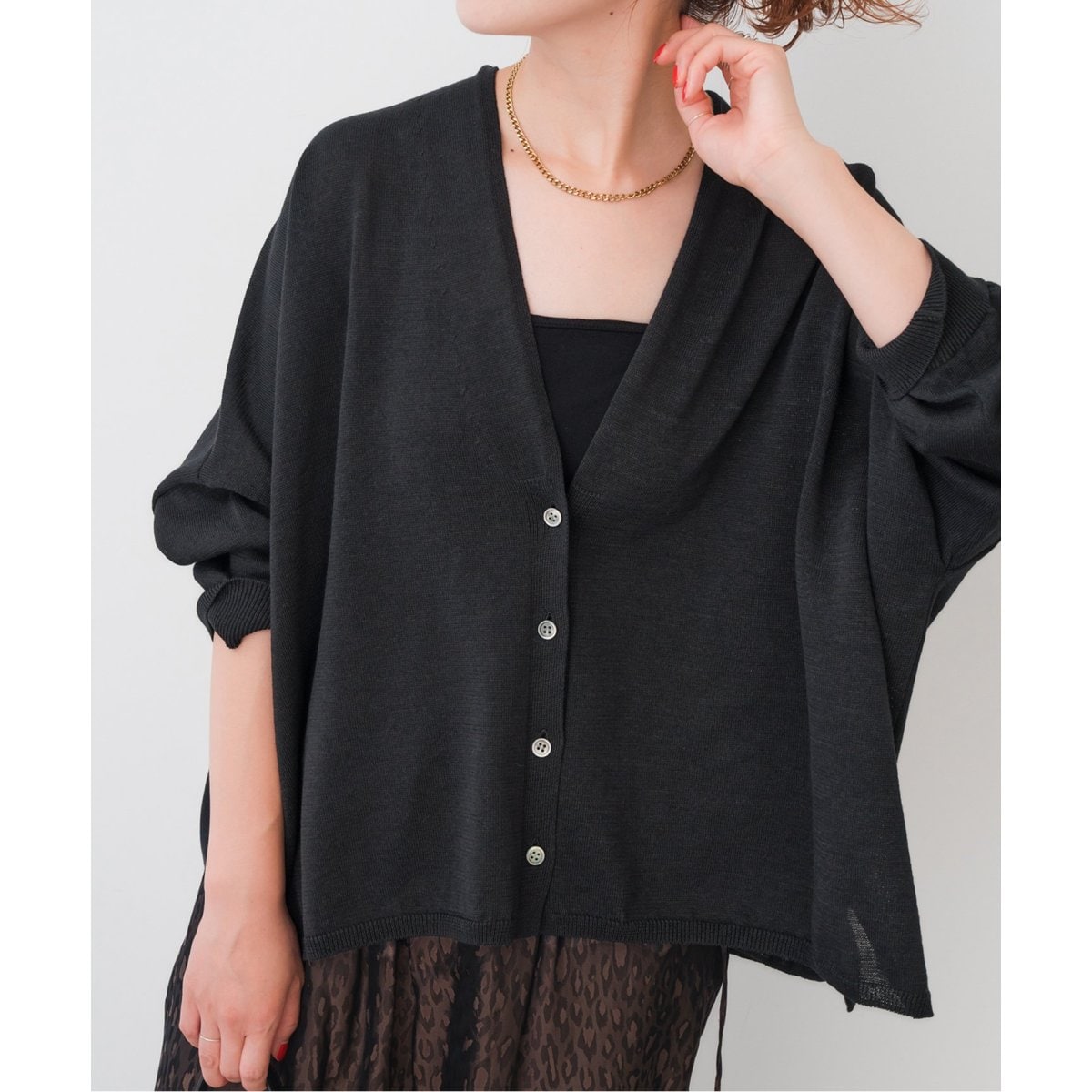 2024　Spick and Span　18G Vネックカーディガン　ネイビー 楽天市場】【SALE／60%OFF】ICECOTTON Vカーディガン Spick