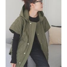 《予約》TICCA / ティッカ リバーシブルキルティングポンチョ