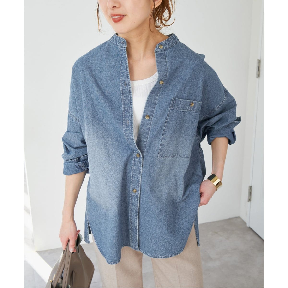 Spick＆Span コットンジョーゼットピンタックブラウス 黒 コットンジョーゼットピンタックブラウス | スピック＆スパン