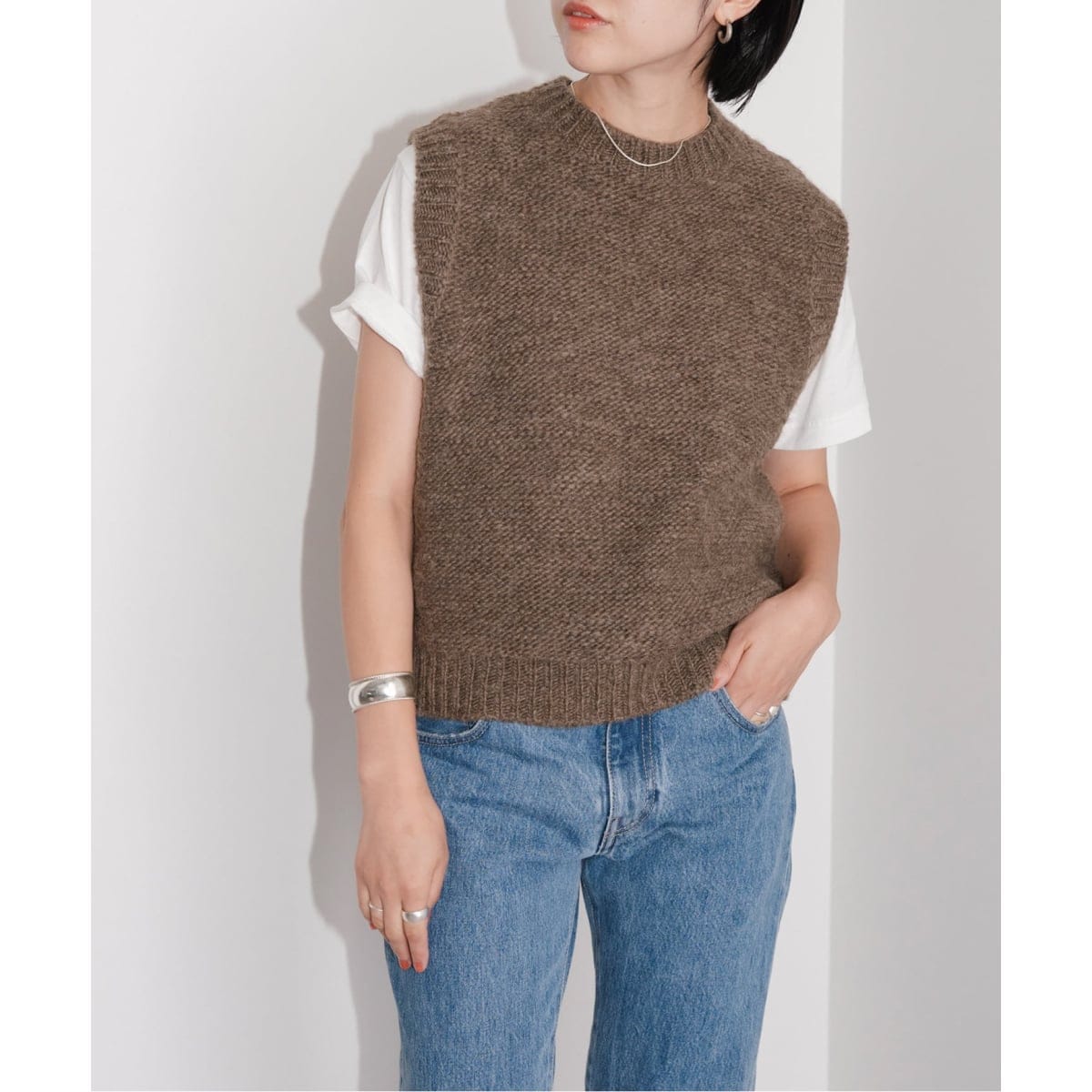 K.Ayami*Sヴィンテージライクニットベスト | スピック＆スパン(Spick