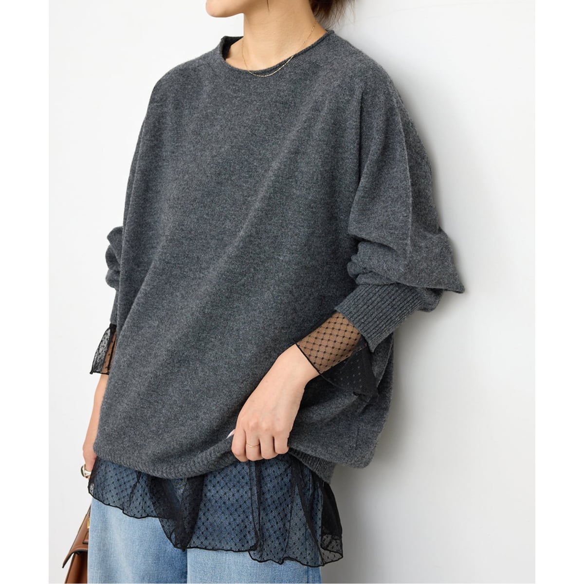 チュールドットチュニックプルオーバー | スピック＆スパン(Spick and