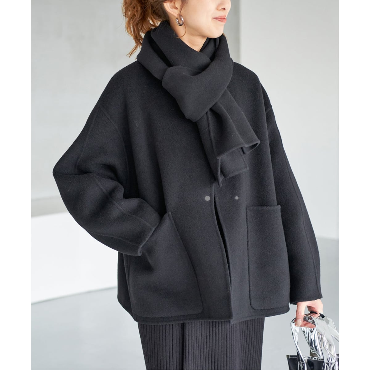 IENA モヘヤミックスシャギーコート IENA モヘヤミックスシャギーコート