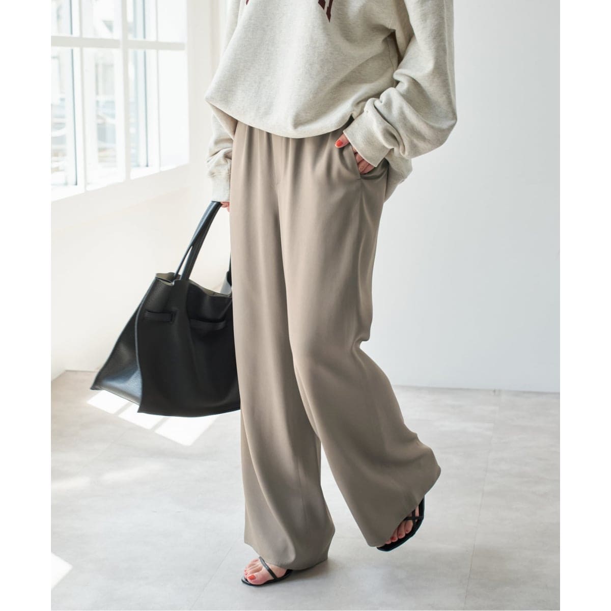 レオパードプリントイージーパンツ | スピック＆スパン(Spick and Span