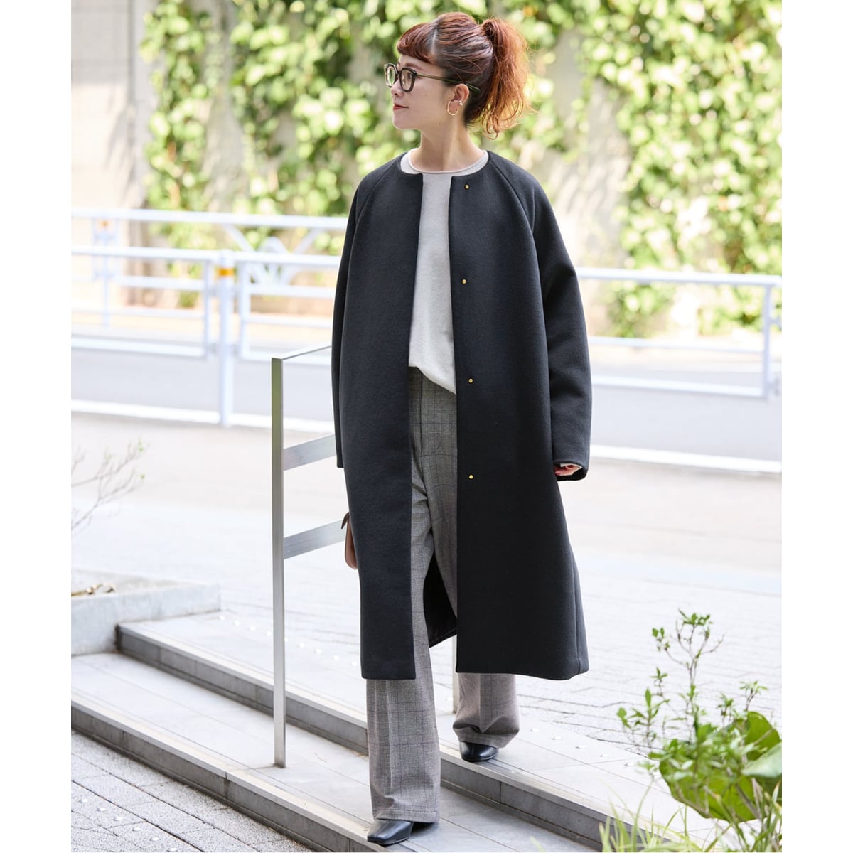 S160ビーバーノーカラーコート | スピック＆スパン(Spick and Span