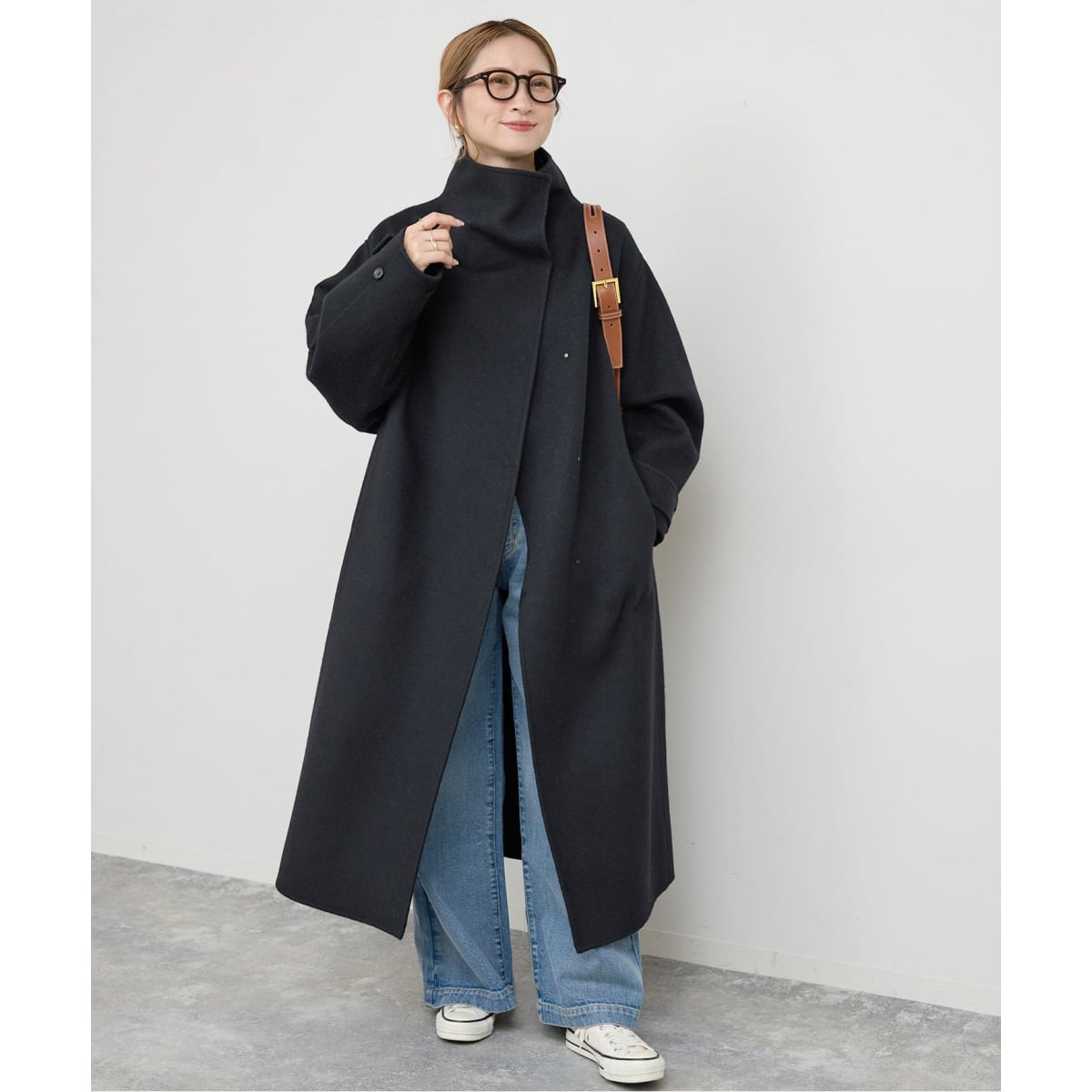 【美品】スピックアンドスパンWショートビーバーオーバーコート Spick & Span（スピックアンドスパン）の「#Wショートビーバー