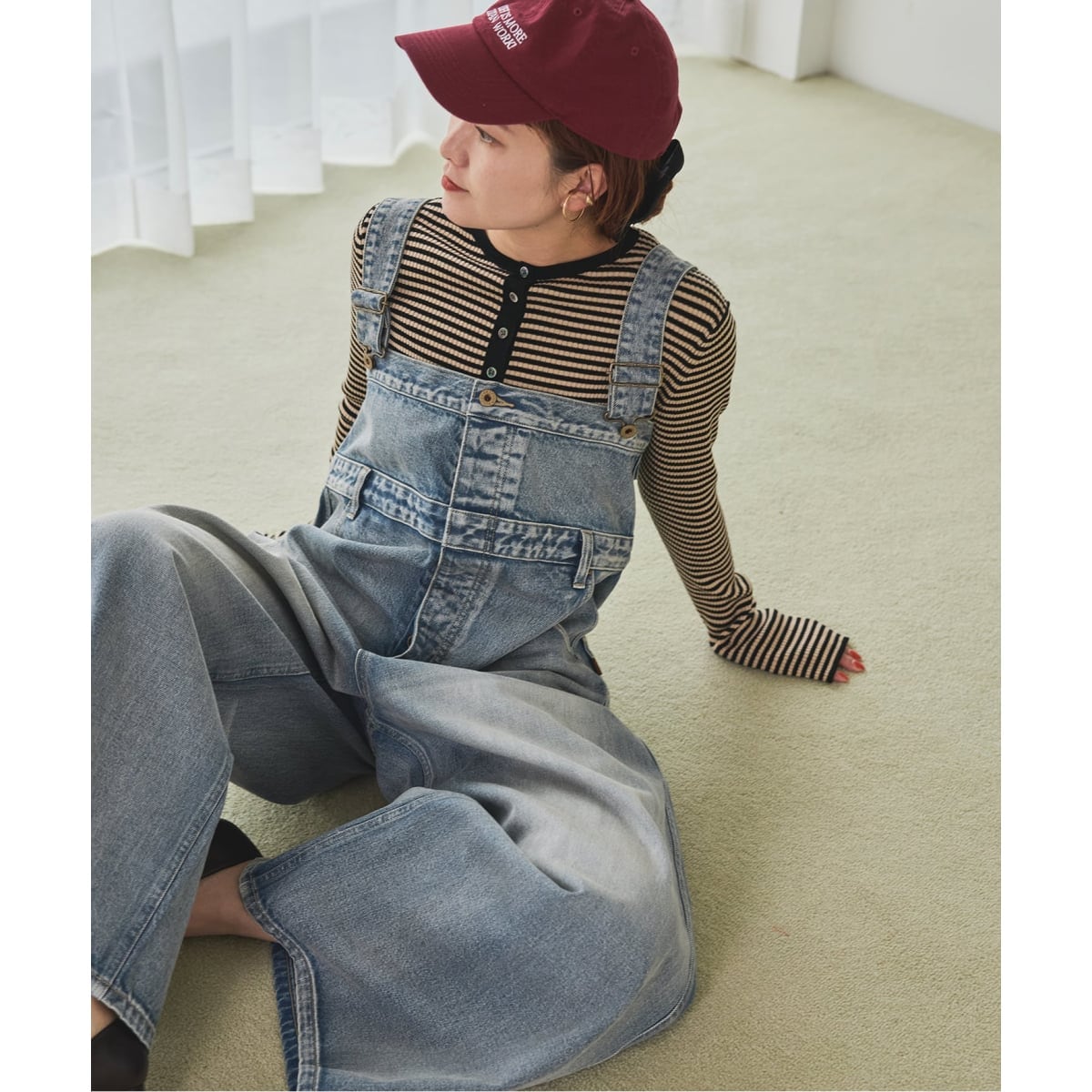 5 1/2オーバーオール 5 1/2 HIGHRISE OVERALLS | スピック＆スパン(Spick and Span