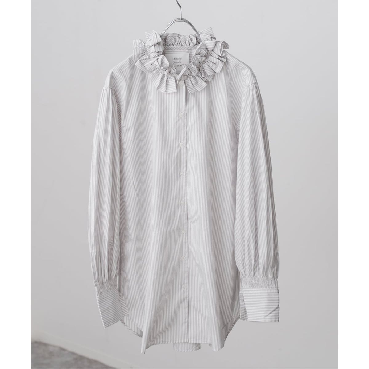 AAYUSHI/アユーシ 別注 フロントピンタックペプラムブラウス | イエナ