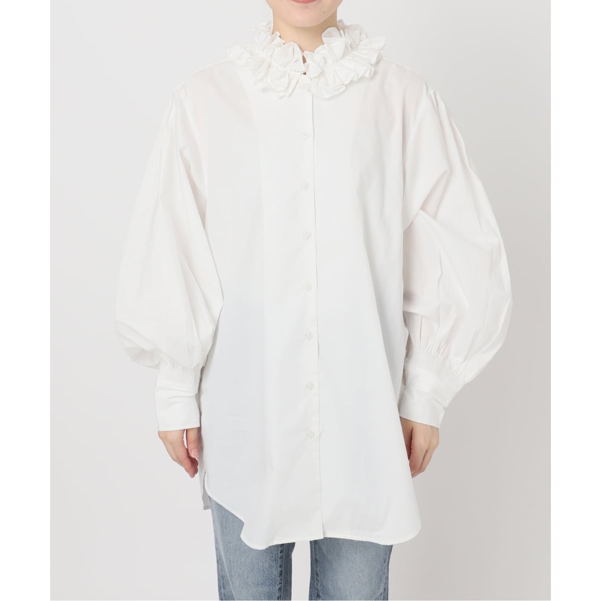 crinkle crinkle crinkle 別注frill shirts 予約》crinkle crinkle crinkle 別注frill coller shirts*