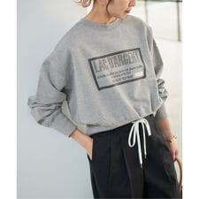 La Hutte / ラ ユット 別注クロップスウェット*