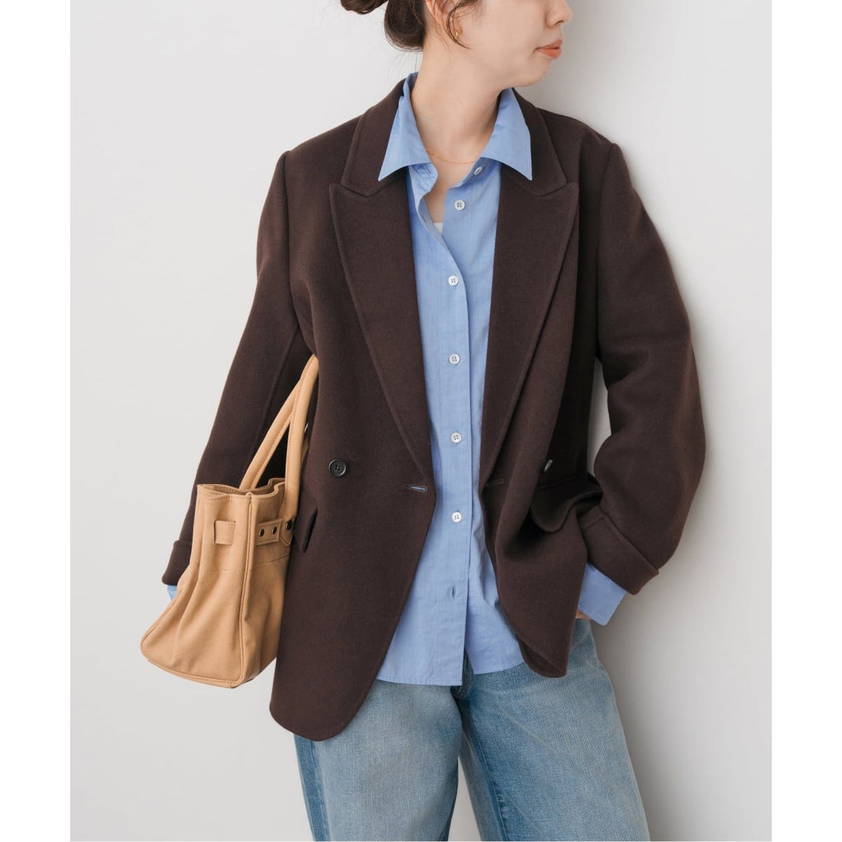 120Sビーバーピークドラベルジャケット | スピック＆スパン(Spick and