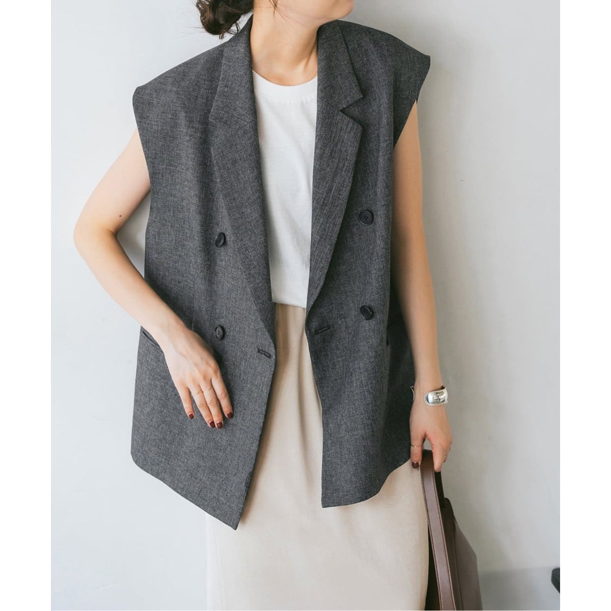 スピック＆スパン(Spick and Span) レディース ベスト・ジレ の
