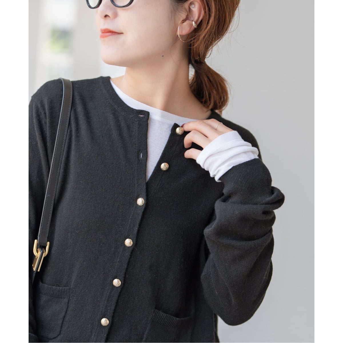SPICK AND SPAN スピック&スパン アラン編み厚ニットカーディガン SPICK AND SPAN スピック&スパン アラン編み厚ニットカーディガン