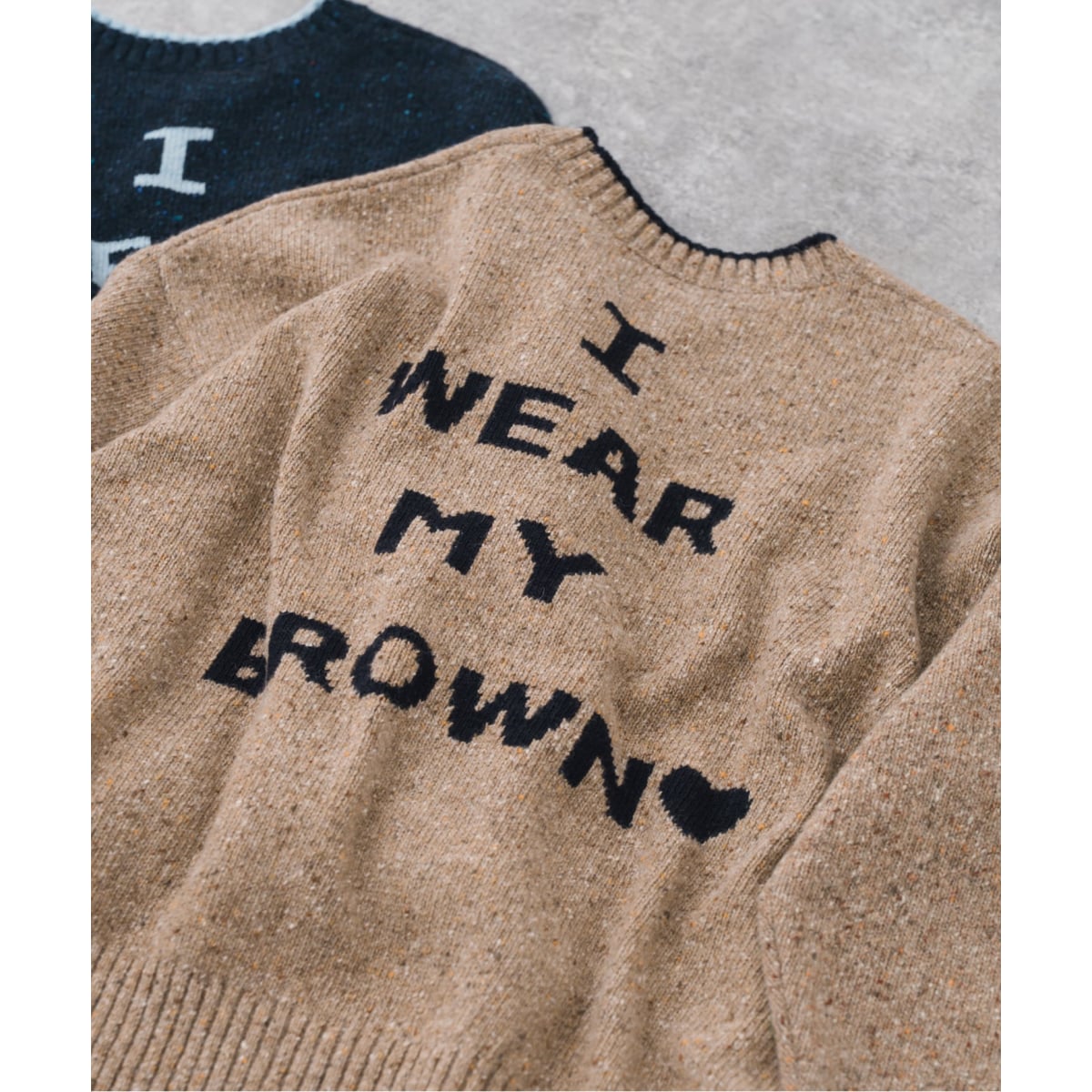 WEB限定 / 追加2》ロゴインターシャニット | スピック＆スパン(Spick