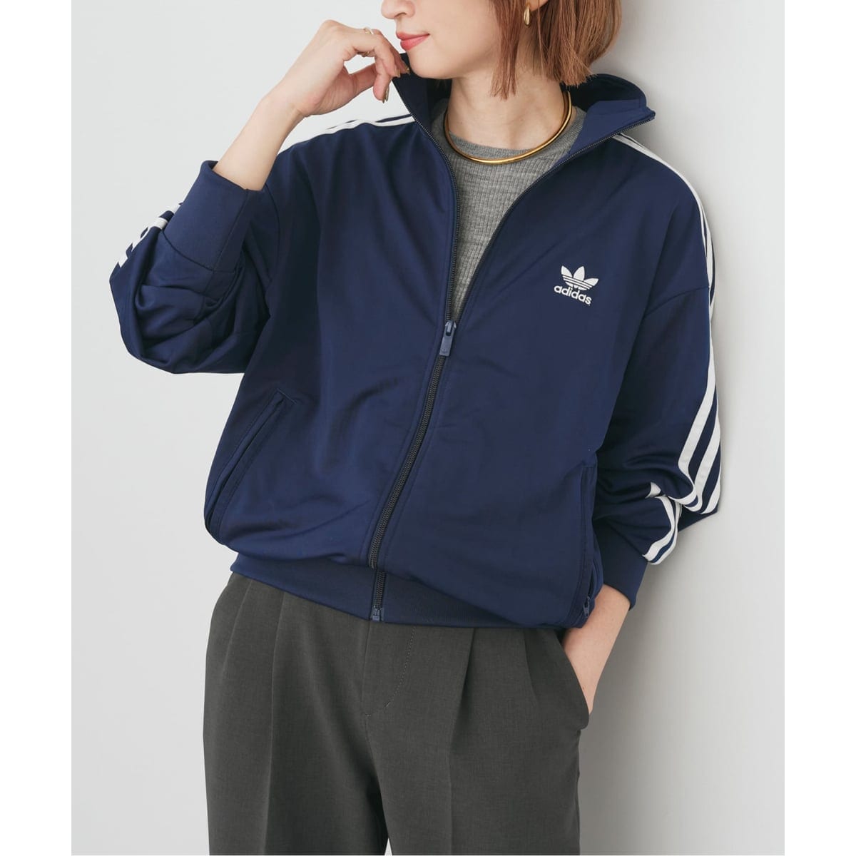 スピックアンドスパン　バックロゴボアブルゾン Spick & Span（スピックアンドスパン）の「《WEB限定》バック