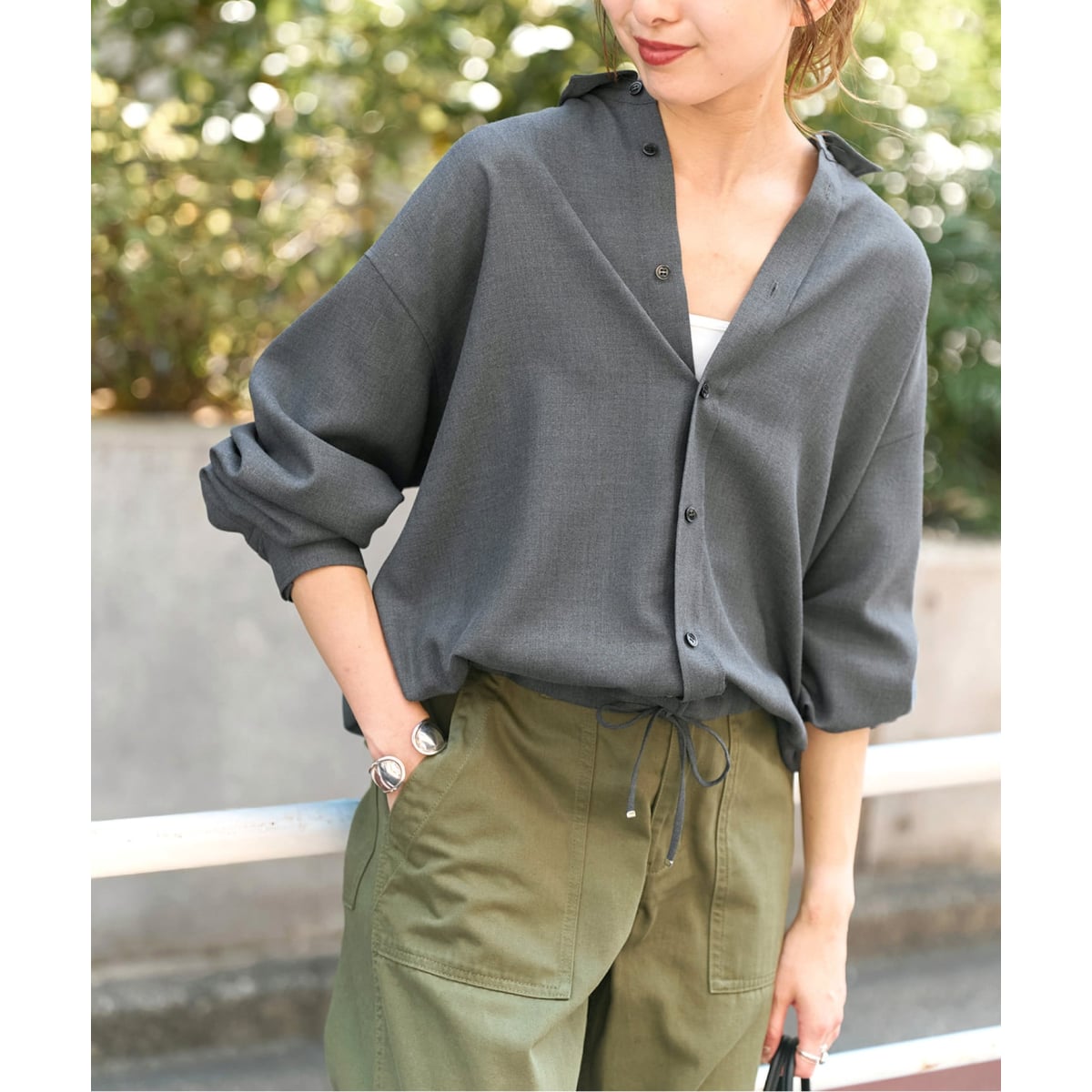【美品】Spick&Span スピックアンドスパン 25SS コットン シャツ 楽天市場】SPICK＆SPAN（素材（生地・毛糸）綿・コットン