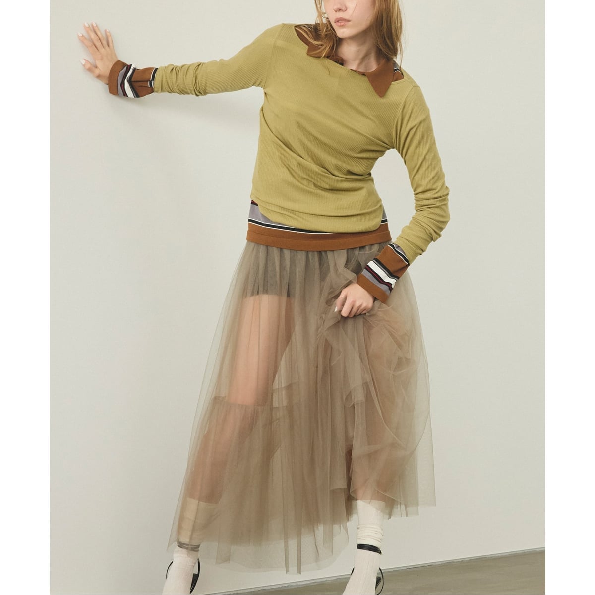 Glyph Tulle Skirt | スピック＆スパン(Spick and Span) | マルイ