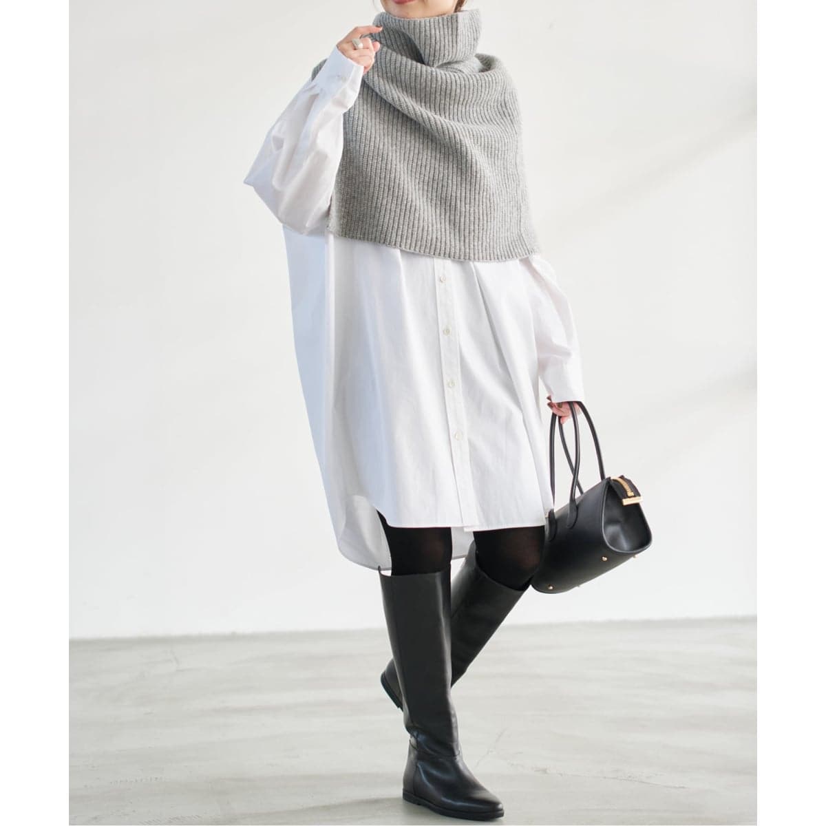 Spick&Span リネンレーヨンストレートワンピース リネンレーヨンストレートワンピース | スピック＆スパン(Spick