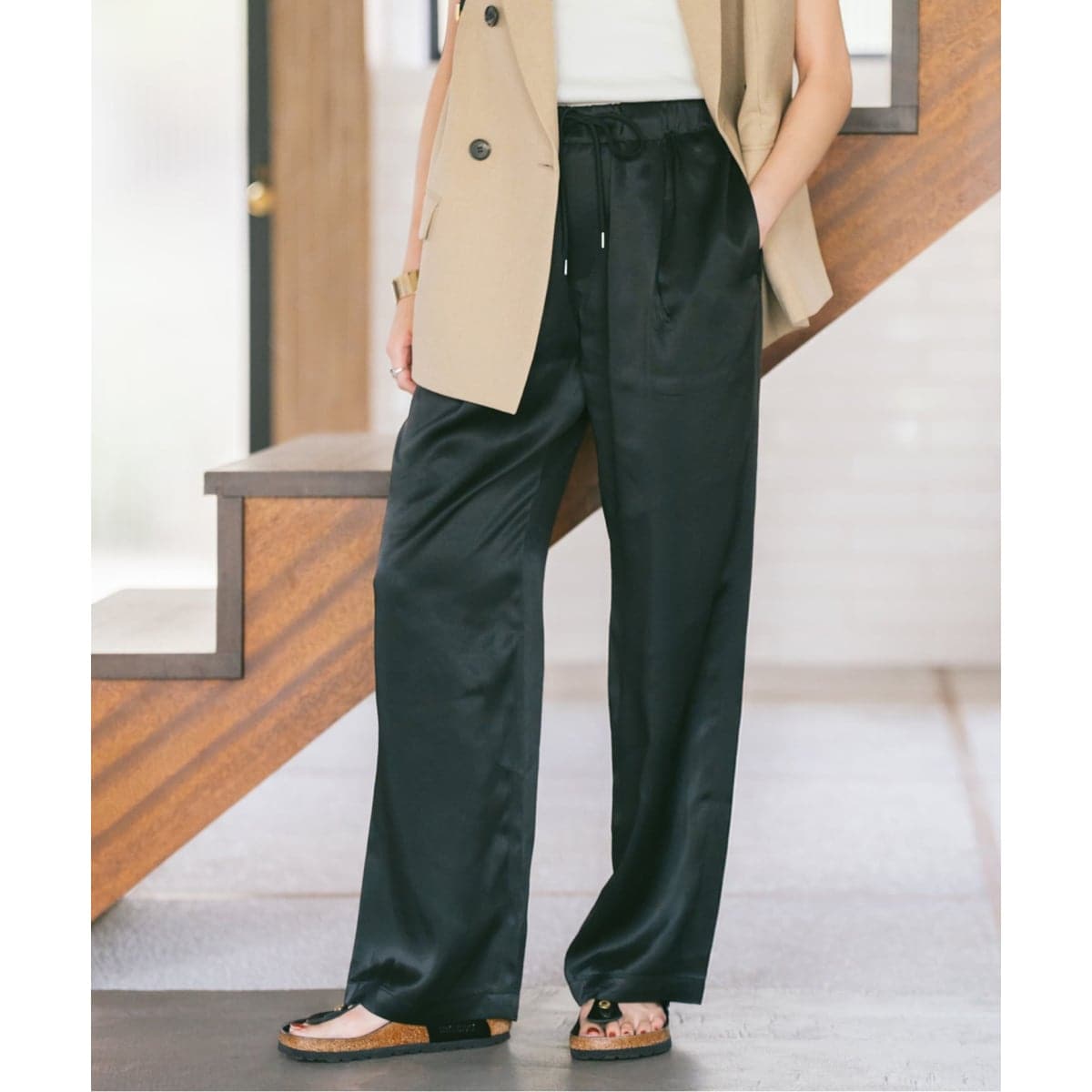 おまとめ３点 noble ファジーリネンロングサスペンダー2wayパンツ　他 楽天市場】【SALE／20%OFF】《追加》ファジーリネンロング