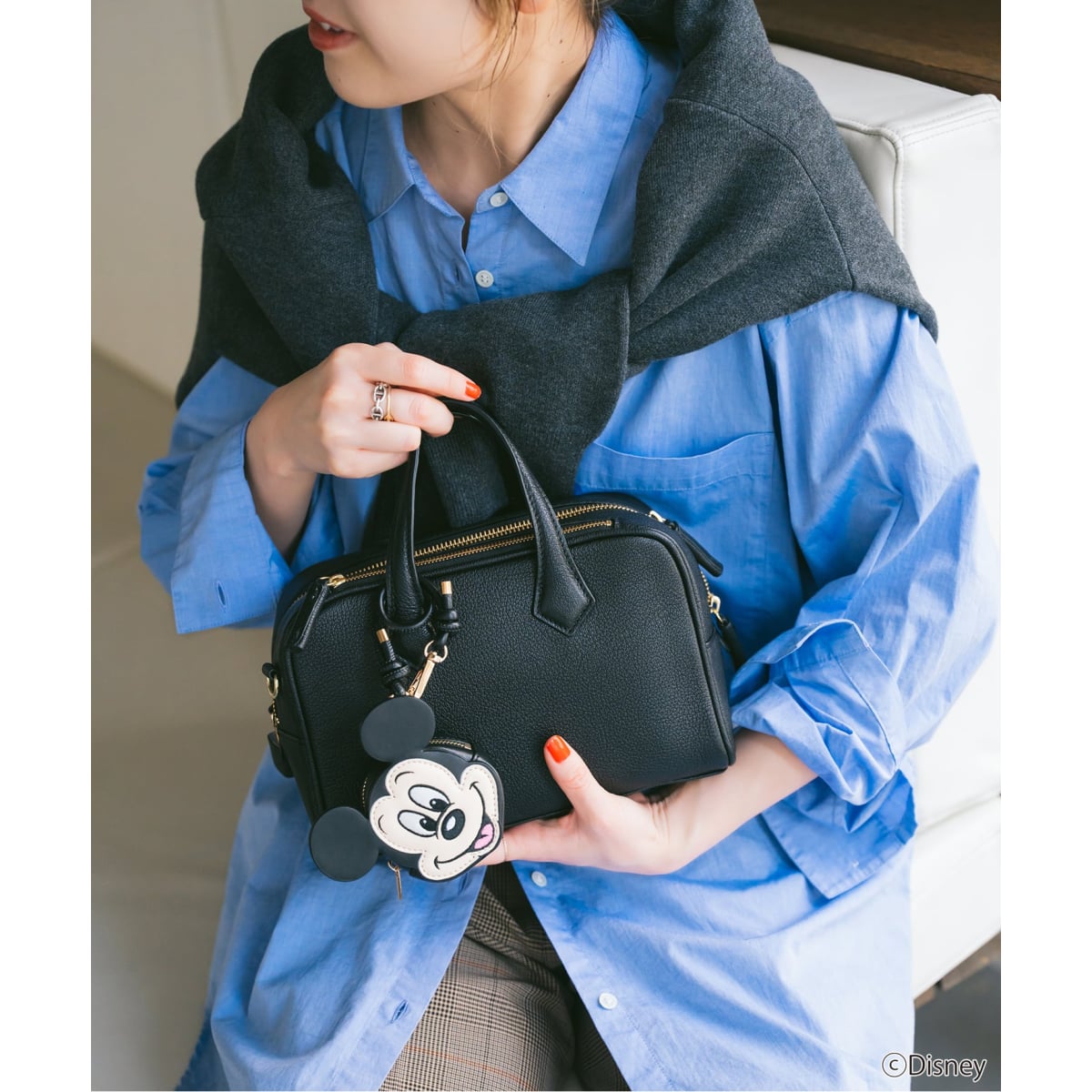 追加2》WIFFLE / ウィッフル 別注ミッキーキーホルダーポーチ