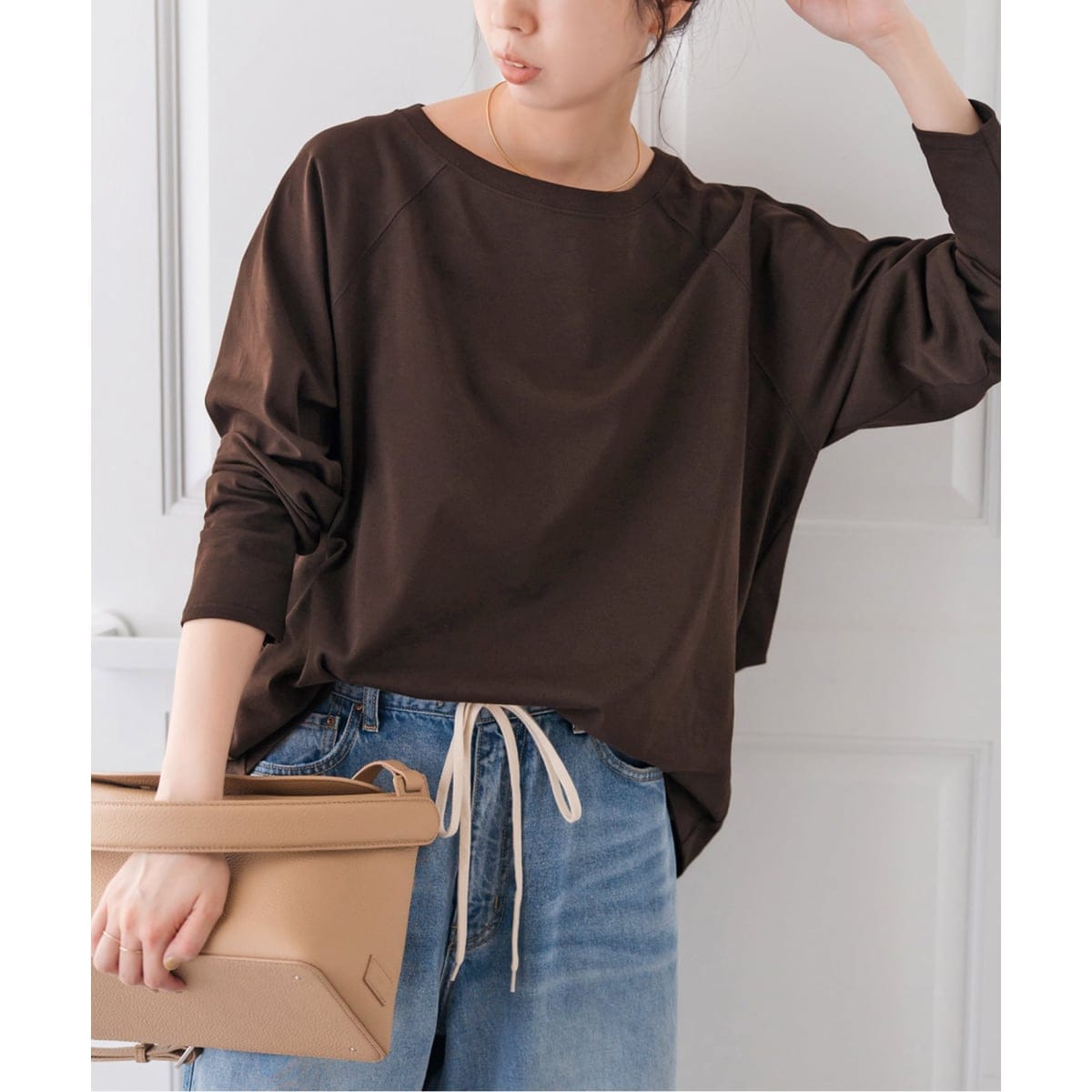 Spick and Span 2枚SETヘンリーネックプルオーバー ブラック Spick & Span｜《追加3WEB限定予約》2枚SETヘンリーネックプル