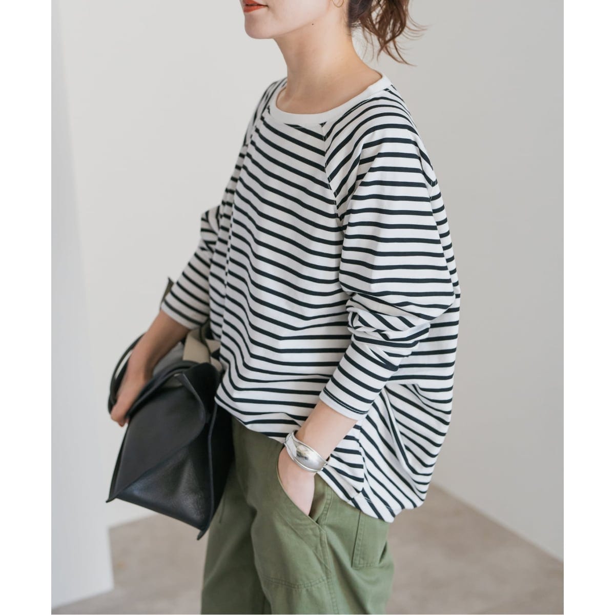 新品未使用　Spick & Span リネン天竺ラグランロンT リネン天竺ラグランロンT（Tシャツ／カットソー）｜Spick and