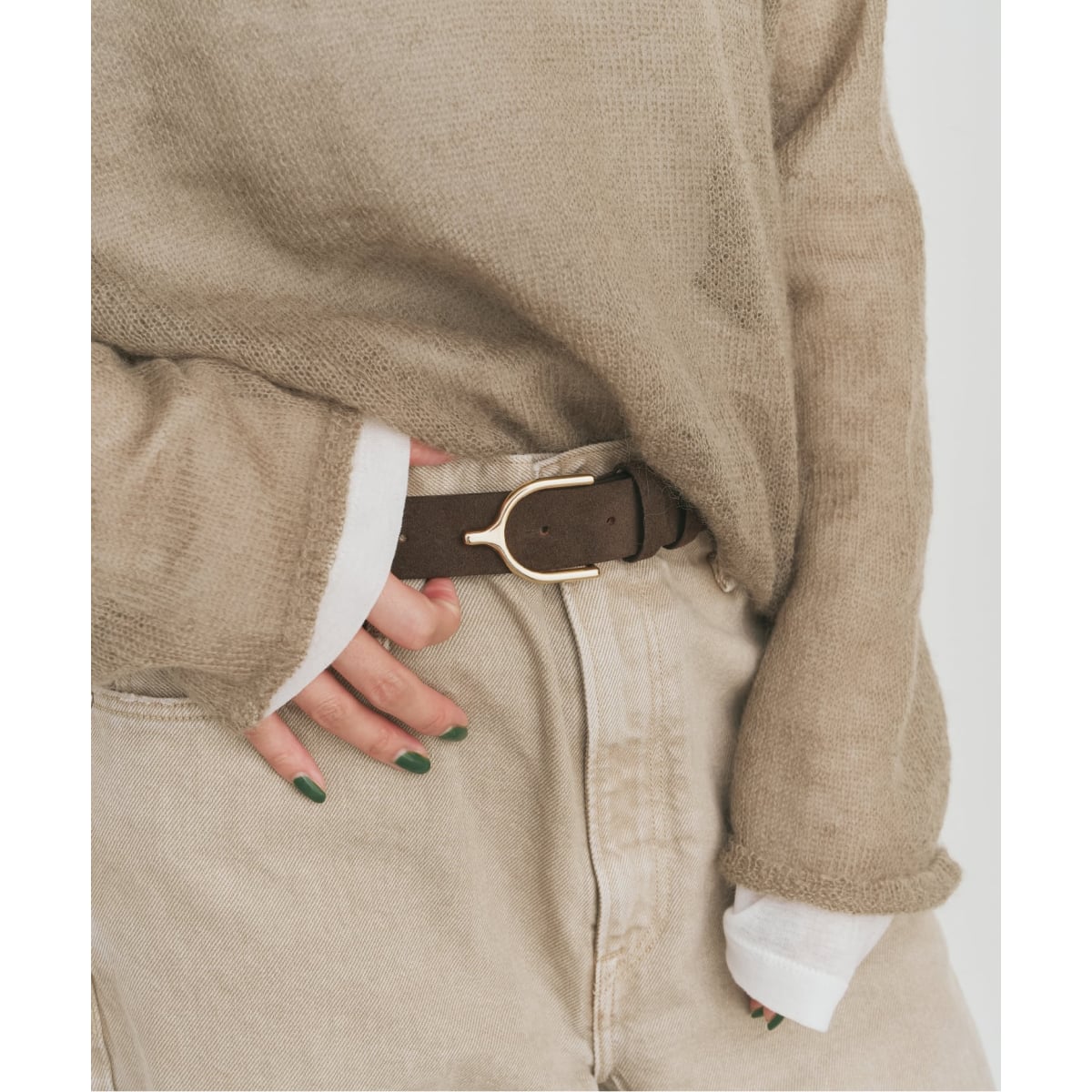 MAISON BOINET/メゾンボワネ 30mm ロングベルト 94800AS MAISON BOINET/メゾンボワネ 30mm LONG BELT ベルト 94800AS