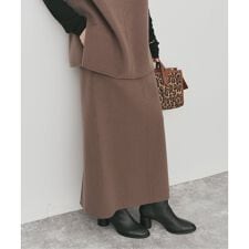 スピック＆スパン(Spick and Span)のダブルフェイスストレートスカート