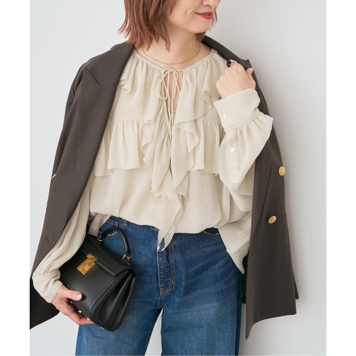 パフスリーブ半袖ブラウス | イエナ(IENA) | マルイウェブチャネル