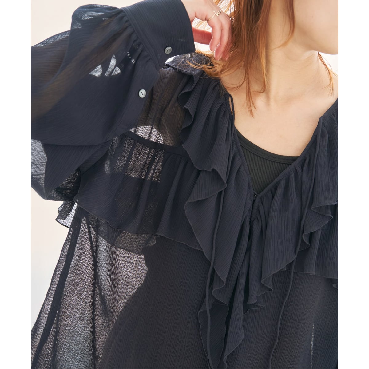 楊柳フリルピンタックブラウス | イエナ(IENA) | マルイウェブ