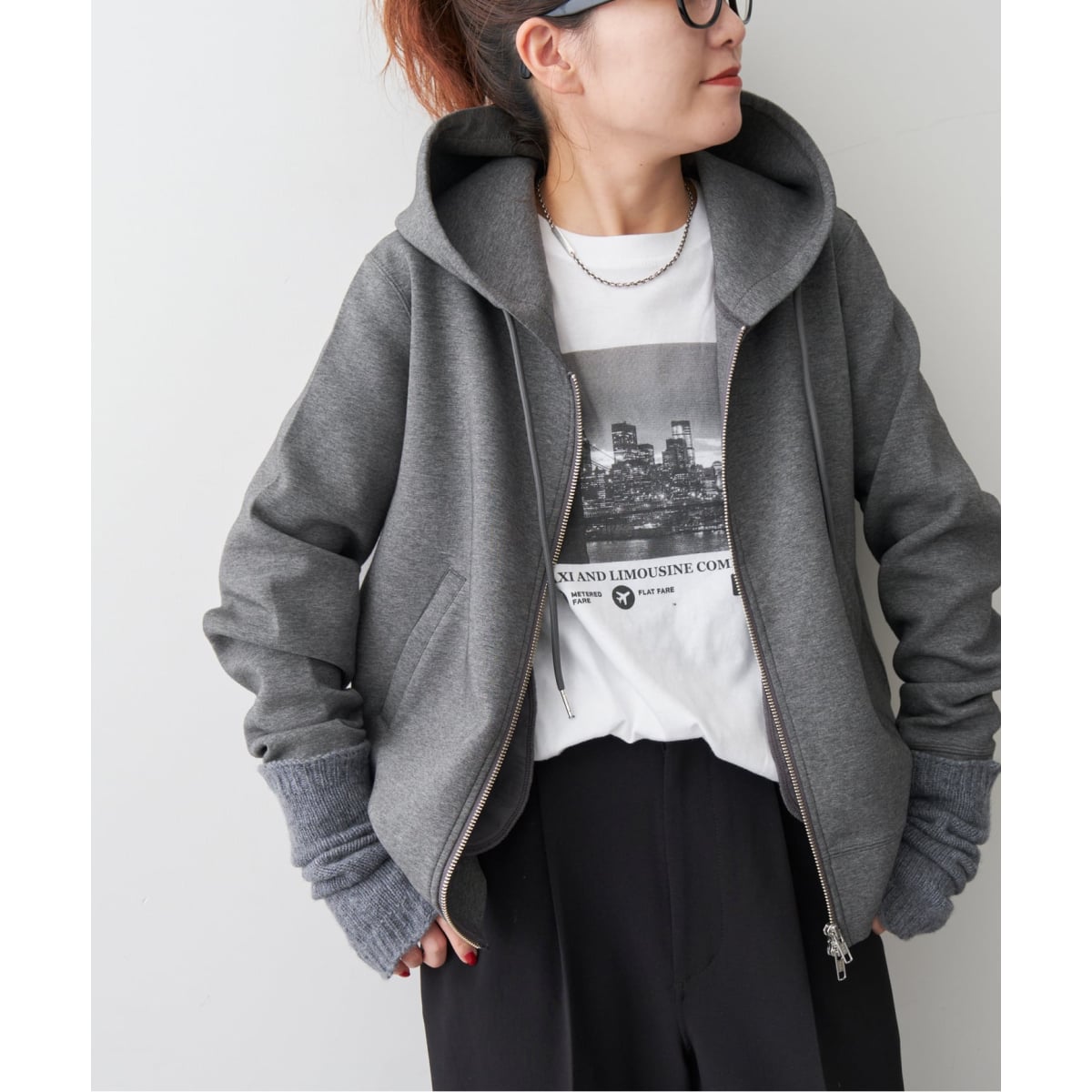 追加4》ストレッチジップフードパーカー | スピック＆スパン(Spick and