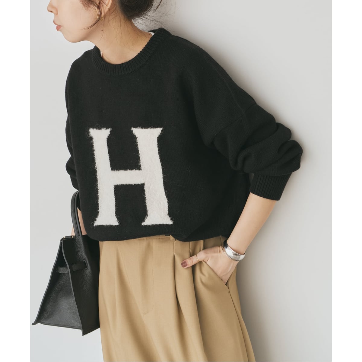 【美品】 スピックアンドスパン フォックスウール ロングリブタートルプルオーバー フォックスウール ロングリブタートルプルオーバー | スピック