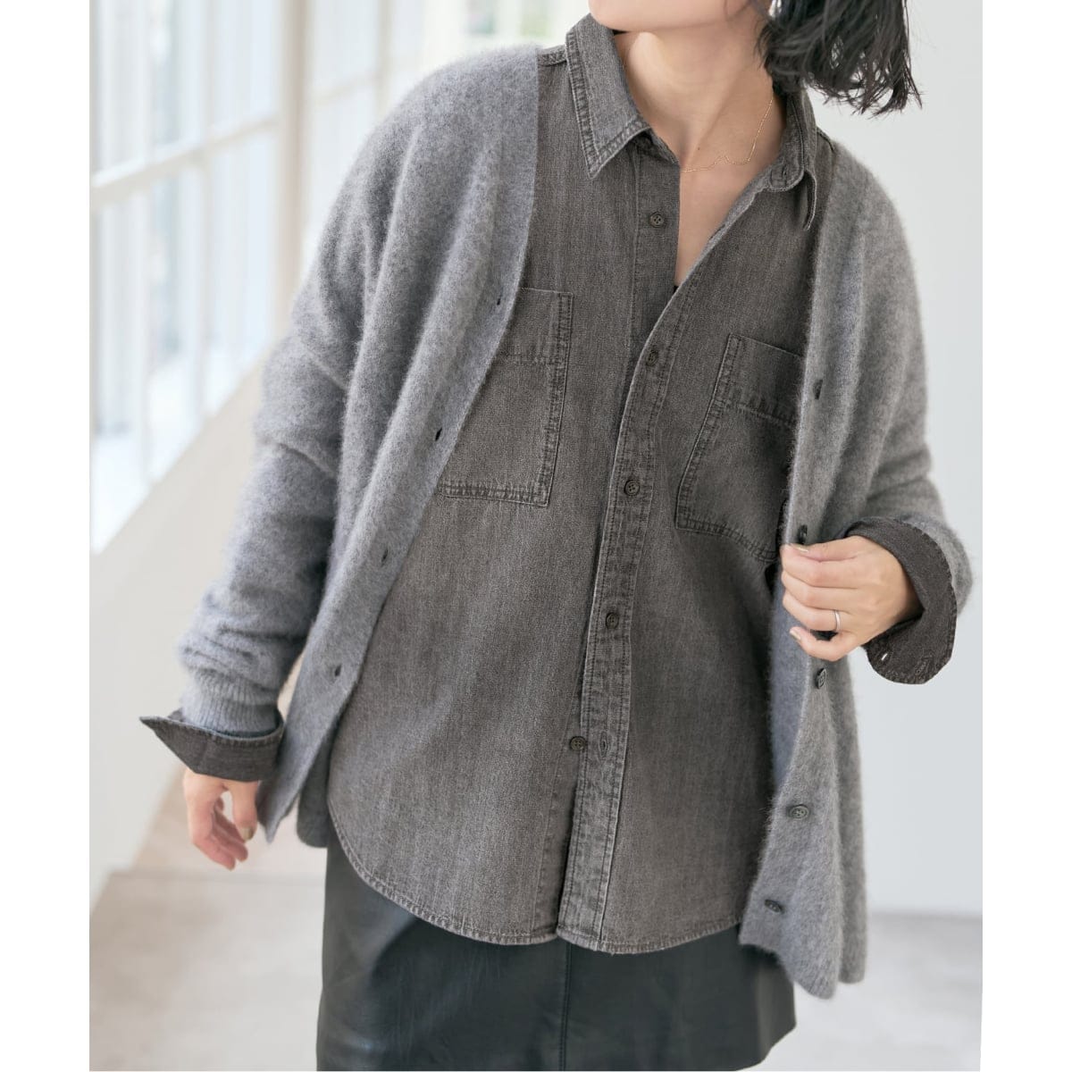 追加2》ライトオンスデニムシャツ | スピック＆スパン(Spick and Span