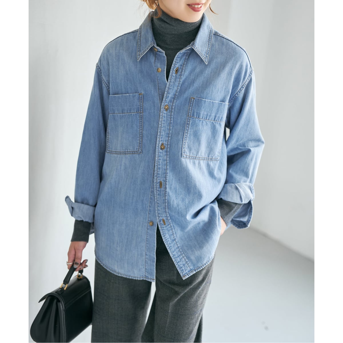 ≪追加≫デニムルーズシャツ | スピック＆スパン(Spick and Span