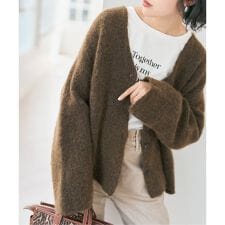 .blacktogrey / ブラックトゥーグレー V-neck Knitted Cardigan