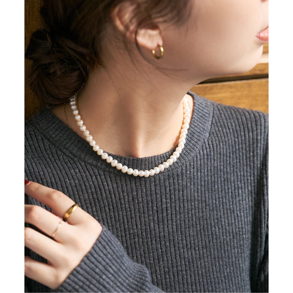 【新品未使用】ESLOWナバホパールチョウSuperLongネックレス ESLOW/エスロー】 ナバホパールチョウSuperLong ネックレス