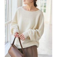 スピック＆スパン(Spick and Span)の《新色有り / 追加予約》ニュアンスコクーンシルエットニット