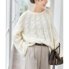 スピック＆スパン(Spick and Span)のルーズケーブルプルオーバー