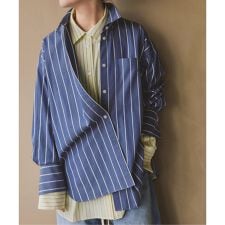 スピック＆スパン(Spick and Span)のa&m マルチストライプシャツ