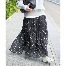 《一部店舗+WEB限定》ドットプリーツイージースカート