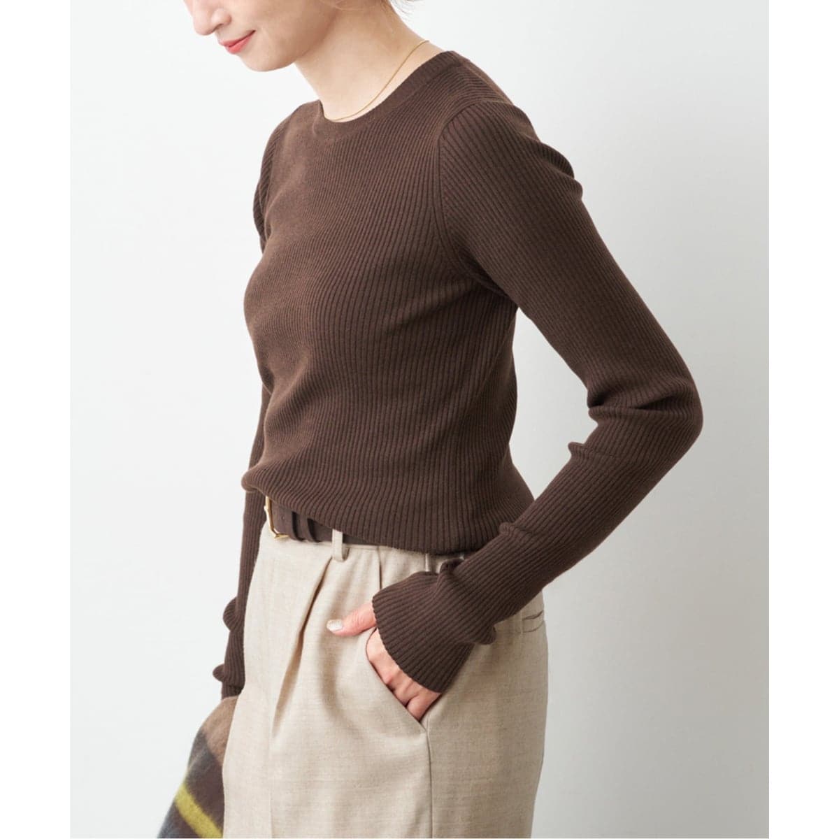 ビッグボタン ポロシアーニット | スピック＆スパン(Spick and Span