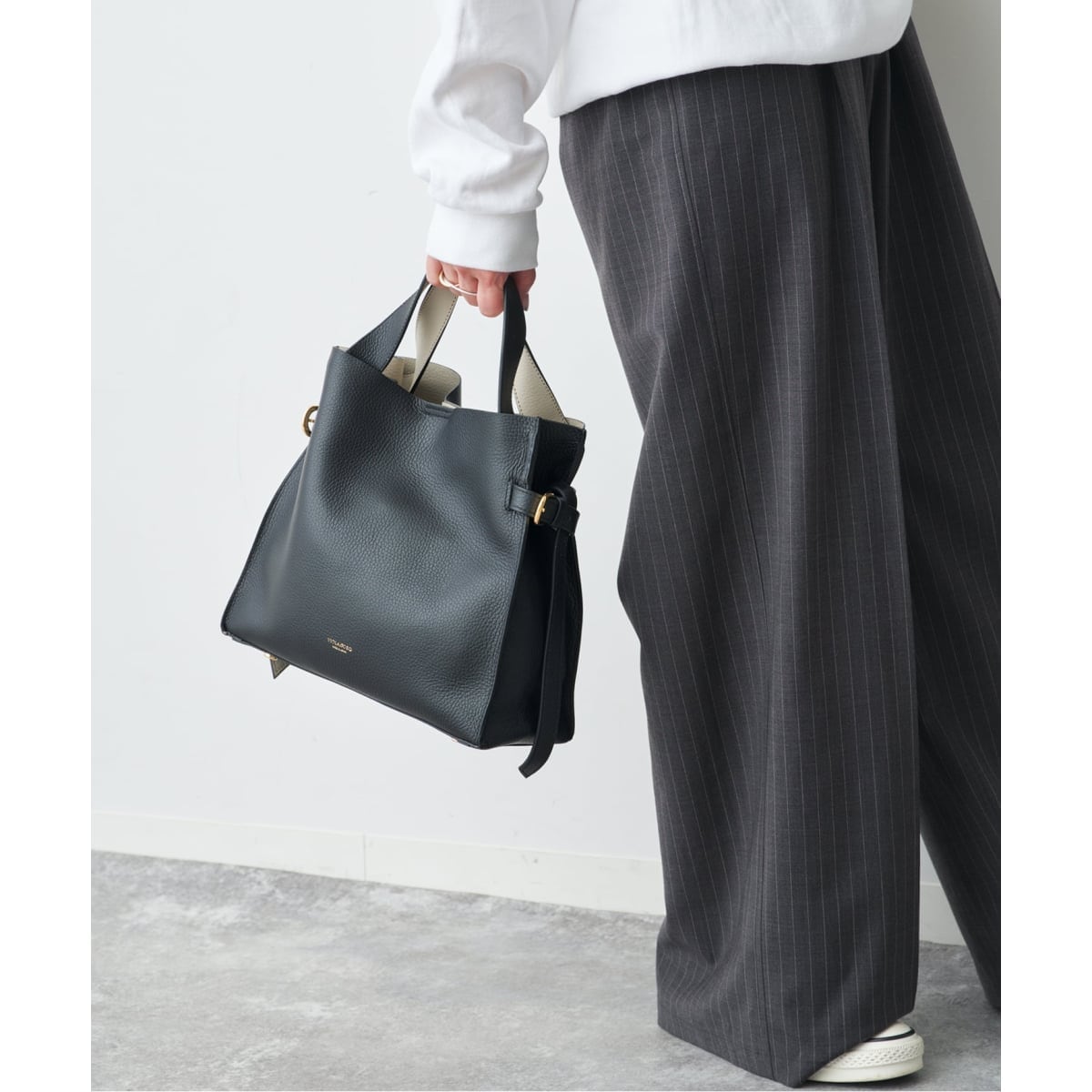 Bagmati/バグマティ レザーメッシュバッグ | スピック＆スパン(Spick