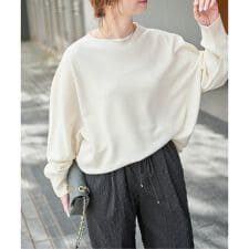 スピック＆スパン(Spick and Span)の《新色有り / 追加2予約》CHESSルーズボートネックプルオーバー