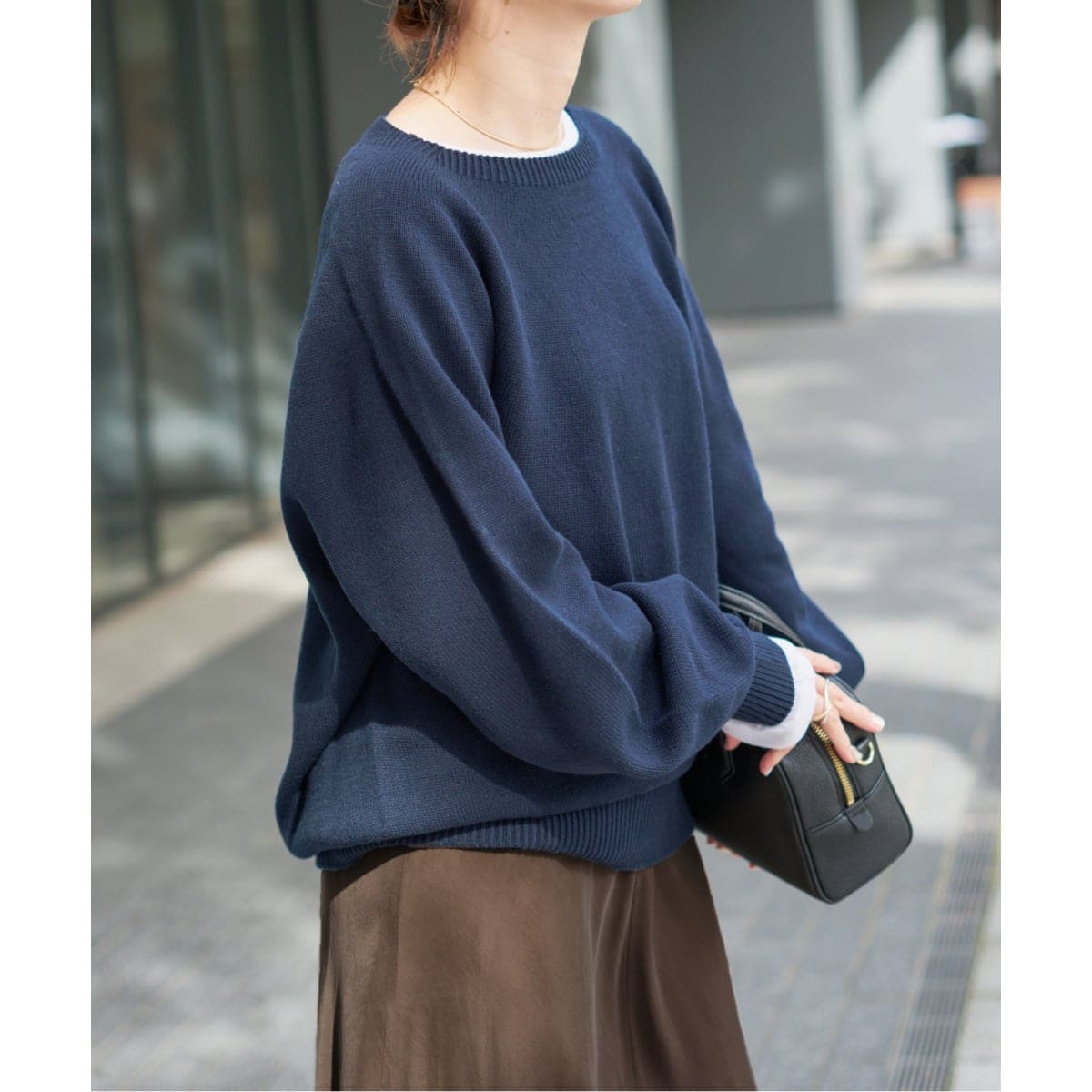 追加》ボートネックニュアンスプルオーバー | スピック＆スパン(Spick