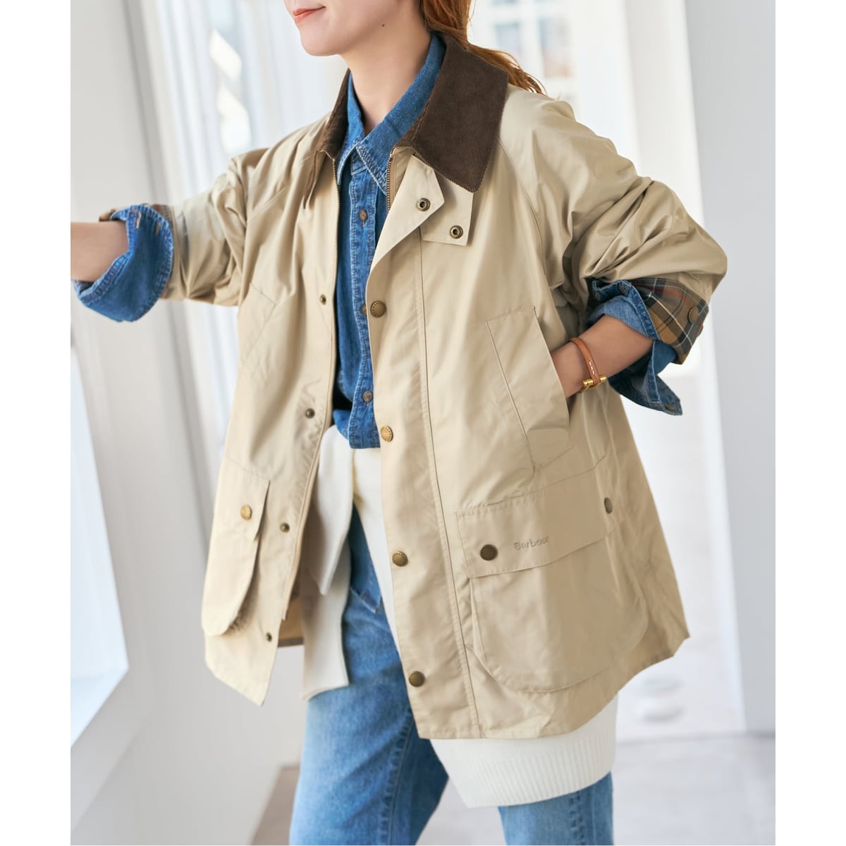 Barbour ベージュ コート　spick&span別注　新品未使用 予約》Barbour/バブアー for Spick&Span 別注OS BEDALE * | スピック