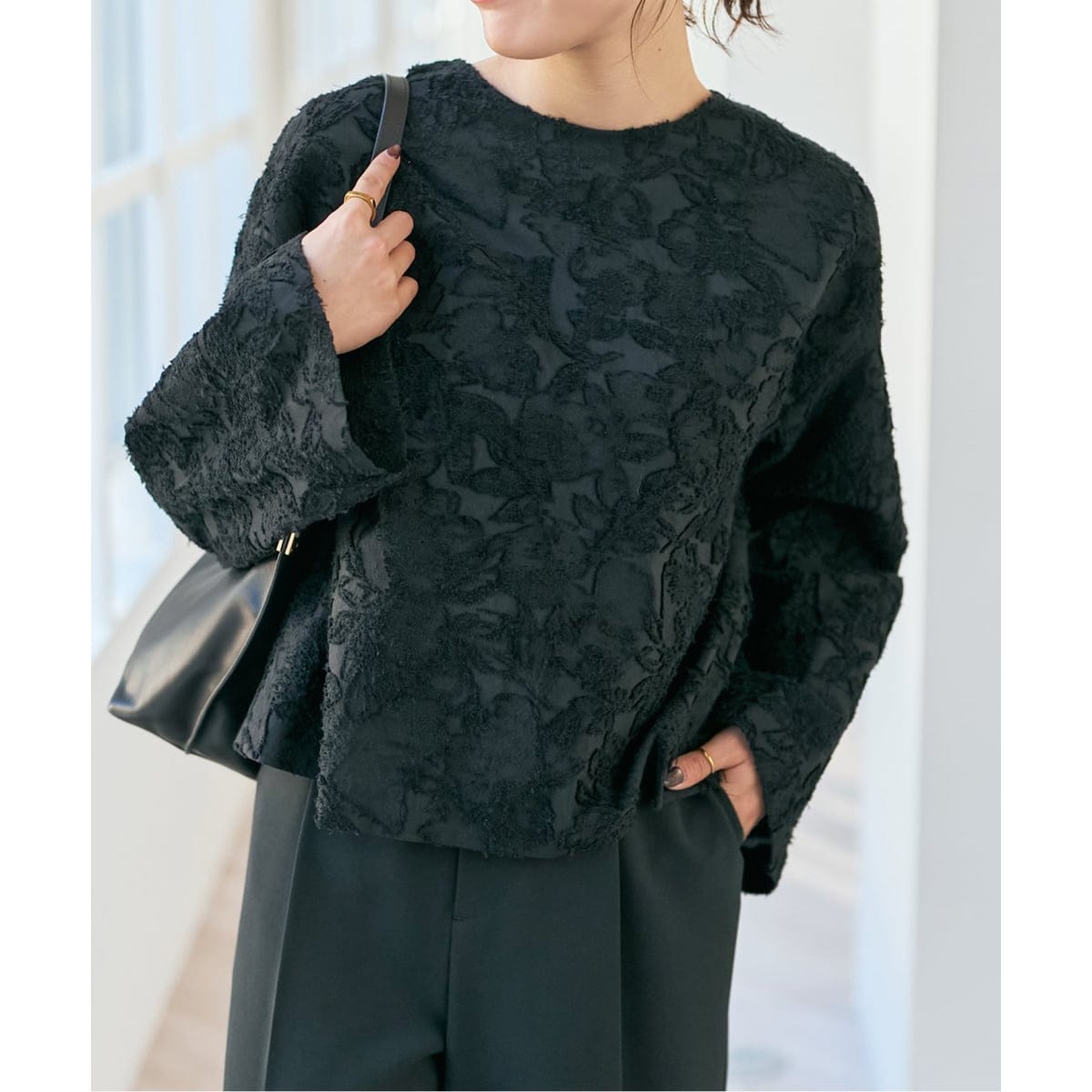 ケミカルレースフレンチブラウス | スピック＆スパン(Spick and Span